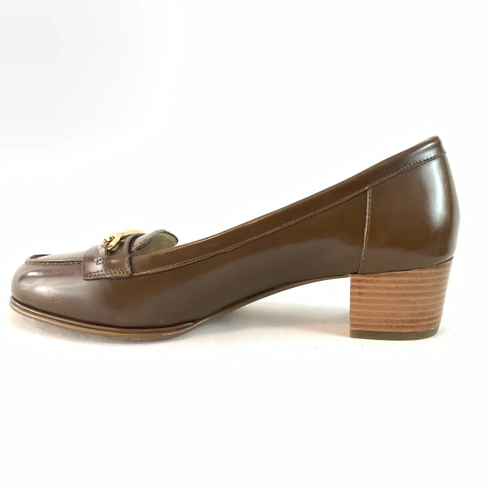 Michael Kors patent leather round toe loafers 7 M - Picture 10 of 15
